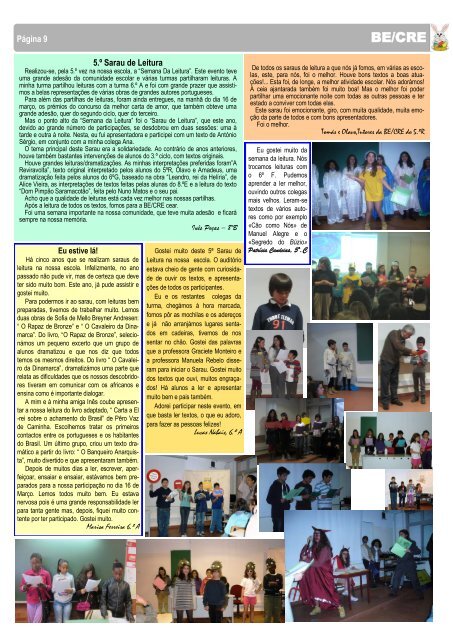 JornaL Páscoa 2012.pdf - Agrupamento de Escolas António Sérgio