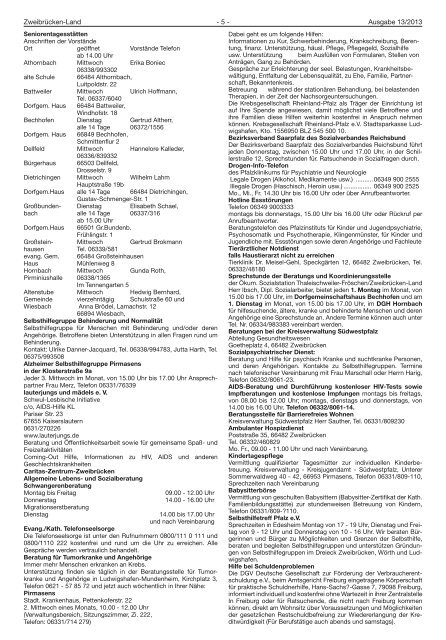 Contwig - Verbandsgemeinde Zweibrücken-Land