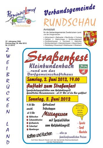 2012, KW21 - Verbandsgemeinde Zweibrücken-Land