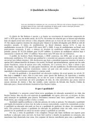 A Qualidade na Educação - Instituto Paulo Freire
