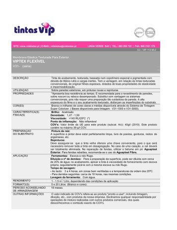 VIPTEX FLEXÍVEL - Tintas Robbialac