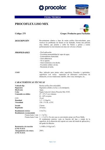 PROCOFLEX LISO MIX - Procolor