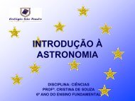 INTRODUÇÃO À ASTRONOMIA