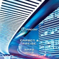 Piaggio Prospekt mit Preisliste 2012 (PDF) - Zweirad Deusch