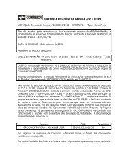 DIRETORIA REGIONAL DA PARABA - CPL/DR/PB - Correios