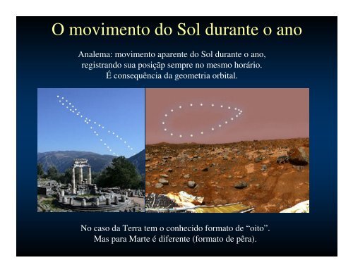 as coordenadas horizontais variam com a posição do observador