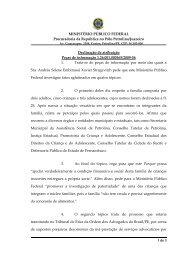 MINISTÉRIO PÚBLICO FEDERAL Procuradoria da República no ...