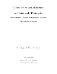 O uso de se com infinitivo na História do Português: - Projeto Tycho ...