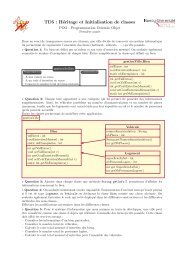TD5 : Héritage et Initialisation de classes - Loria