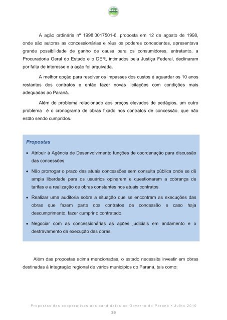 Clique aqui e confira na íntegra o documento - Ocepar