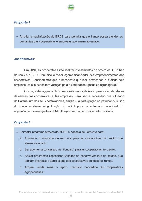 Clique aqui e confira na íntegra o documento - Ocepar