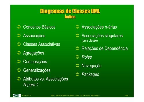 Diagramas de Classes