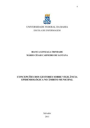 Concepções dos gestores sobre Vigilância Epidemiológica no âmbito