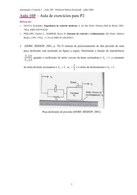 Universidade Presbiteriana Mackenzie Automaç˜ao e Controle I