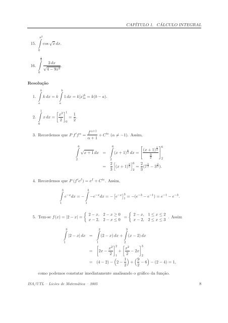 Cálculo integral em R