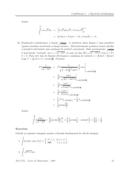 Cálculo integral em R