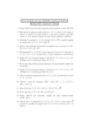 Lista (Trabalho em casa)- SMA0300 - Geometria Analıtica ... - ICMC