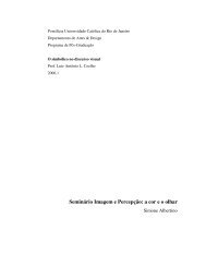 Seminário Imagem e Percepção: a cor e o olhar - PUC-Rio