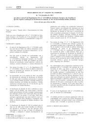 Regulamento (UE) n.o 1166/2012 da Comissão, de 7 de ... - EUR-Lex