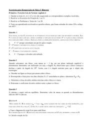 Exercícios para Recuperação de Física 2º Bimestre Primeira e ...