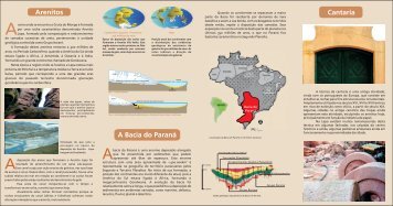 Arenitos Cantaria A Bacia do Paraná - Mineropar