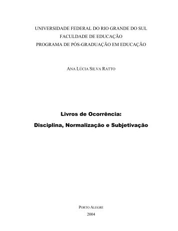 vers?o final doutorado Ana Lucia Ratto.pdf - Universidade Federal ...