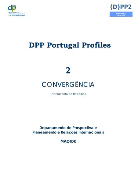 DPP Portugal Profiles - Departamento de Prospectiva e Planeamento