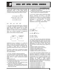 UERJ UFF UFRJ UFRRJ UNIRIO - Aulas de Física