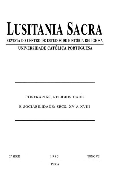 LUSITANIA SACRA - Universidade Católica Portuguesa