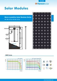 Mono-crystalline Solar Modules Series - YperSolaire