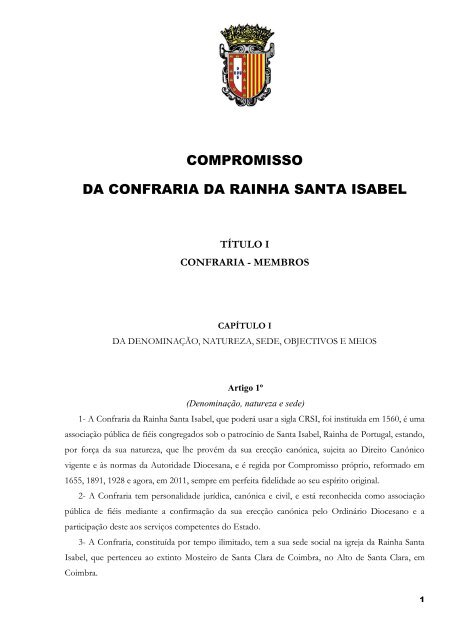 Cultura – Confraria da Rainha Santa Isabel