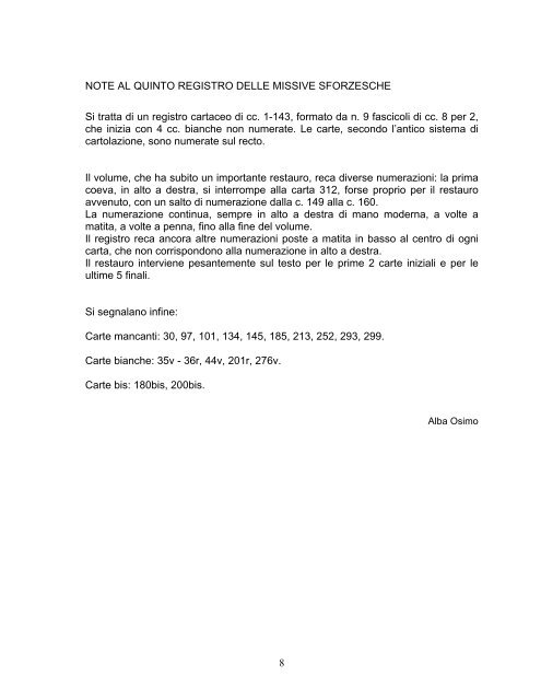 Registro missive n. 5 - Istituto Lombardo Accademia di Scienze e ...