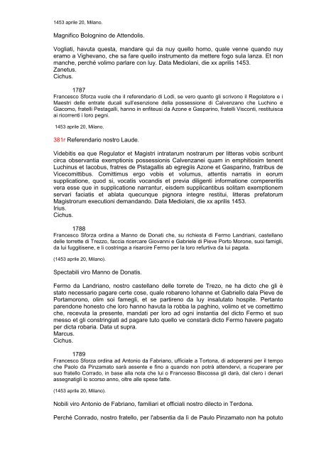 Registro missive n. 12 - Istituto Lombardo Accademia di Scienze e ...