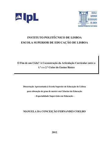 O Fim de um Ciclo.pdf - Repositório Científico do Instituto ...