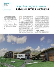 Project financing e concessione Soluzioni simili a confronto