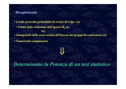 Test di ipotesi Confronto tra medie e proporzioni