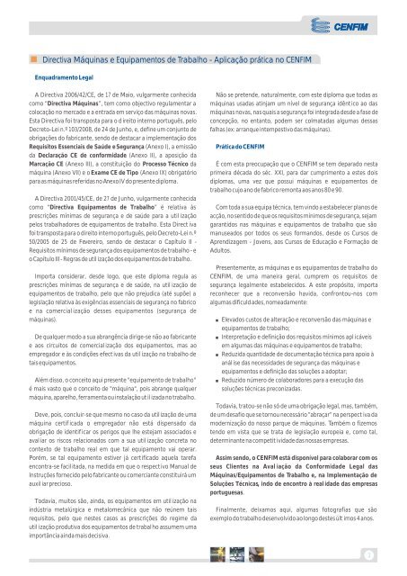 Directiva Máquinas e Equipamentos de Trabalho.cdr - Cenfim