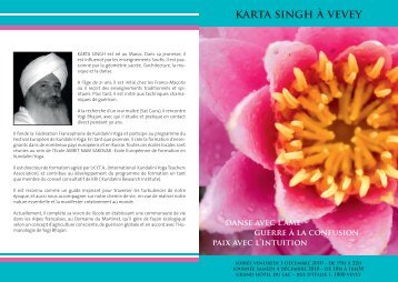 karta singh à vevey - Yoga Kundalini