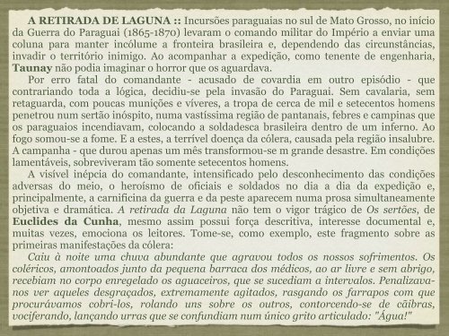 Prosa romântica: Bernardo Guimarães e Visconde ... - marcelo::frizon