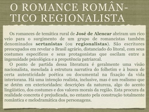 Prosa romântica: Bernardo Guimarães e Visconde ... - marcelo::frizon