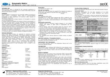 Enzymatic HbA1c - Gdsrl.com