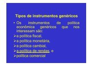 Tipos de instrumentos genéricos