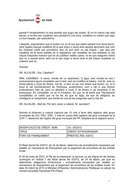 19/10/2012 - Ajuntament de Valls