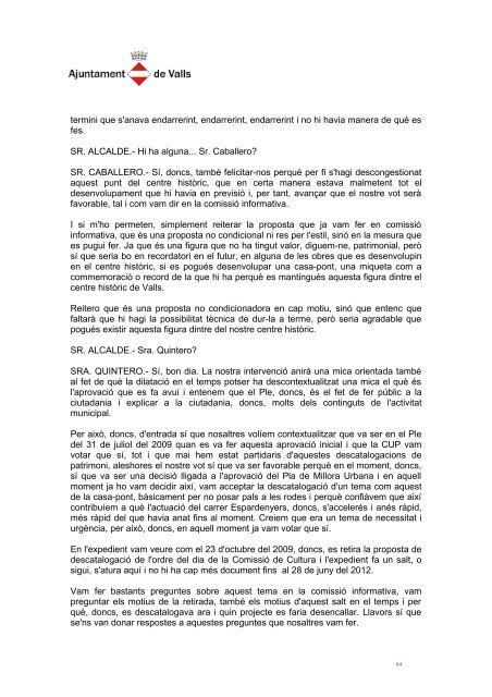 19/10/2012 - Ajuntament de Valls