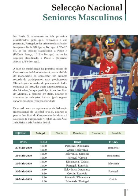 Selecção Nacional Seniores Masculinos - Federação Portuguesa ...