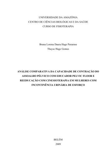 análise comparativa da capacidade de contração do ... - Unama