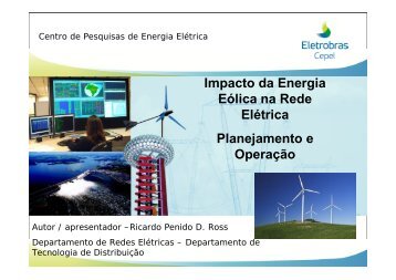 Impacto da Energia Eólica na Rede Elétrica Planejamento e ... - Nuca