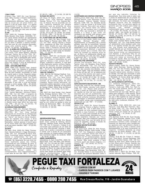 Pag 45 a 76 Mar09 - Sinopses - TV Show Brasil