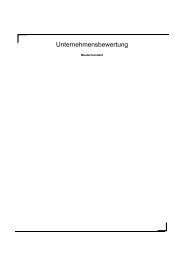 Musterauswertung Unternehmensbewertung - Atikon