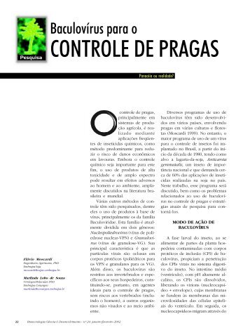 CONTROLE DE PRAGAS - Biotecnologia